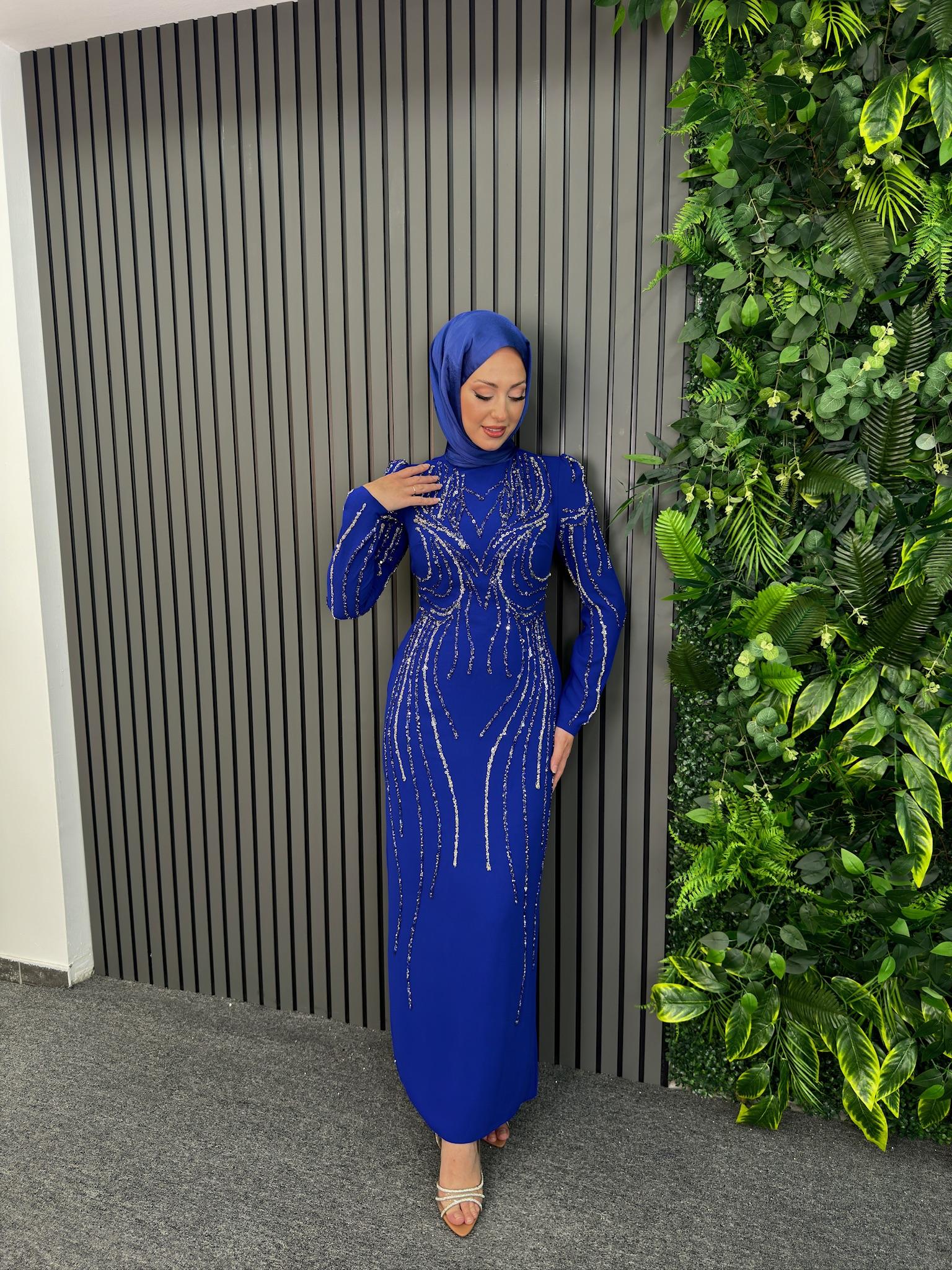 Saks Mavisi Bella Elbise