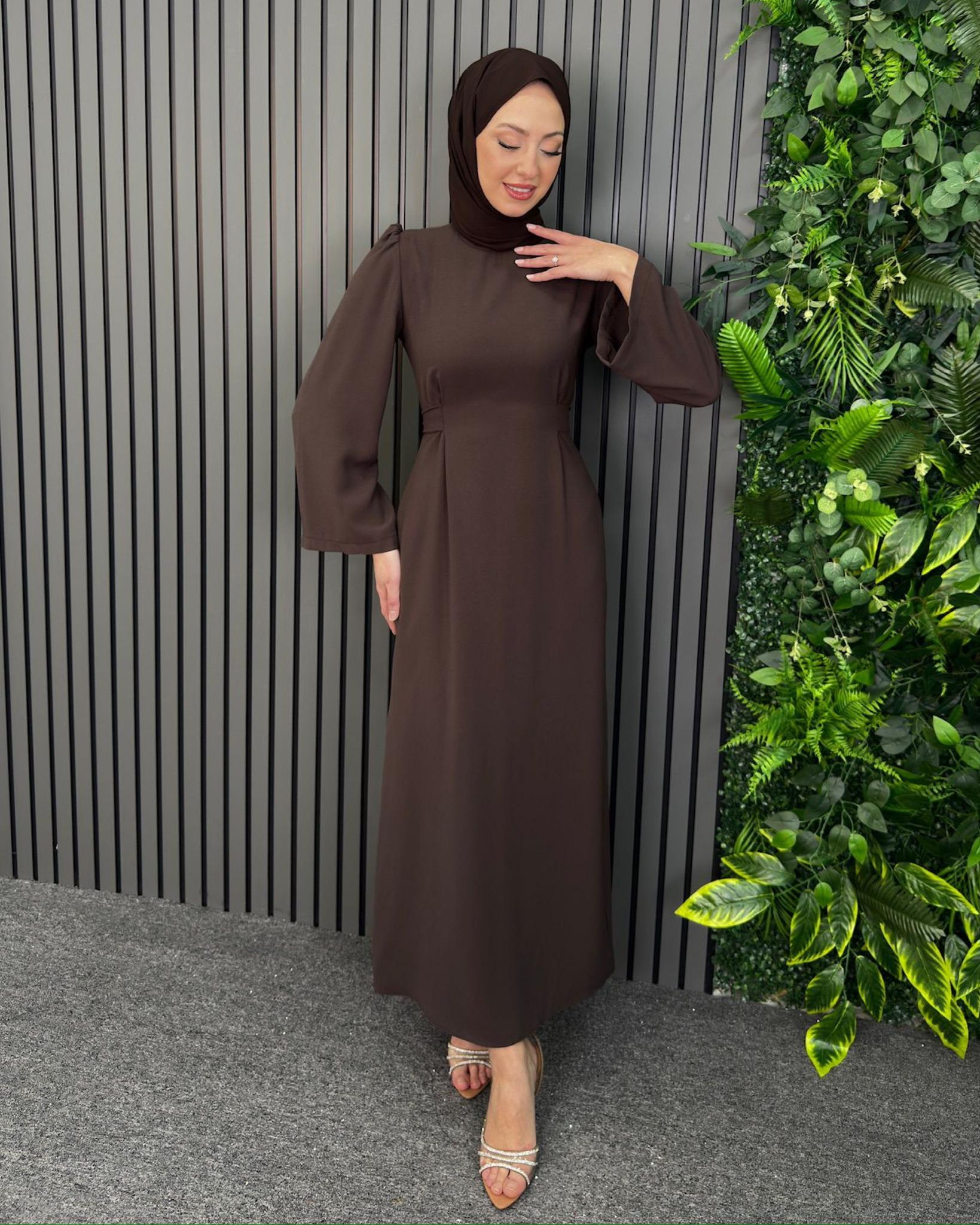 Acı Kahve Acı Kahve Kendinden Kemerli Elbise