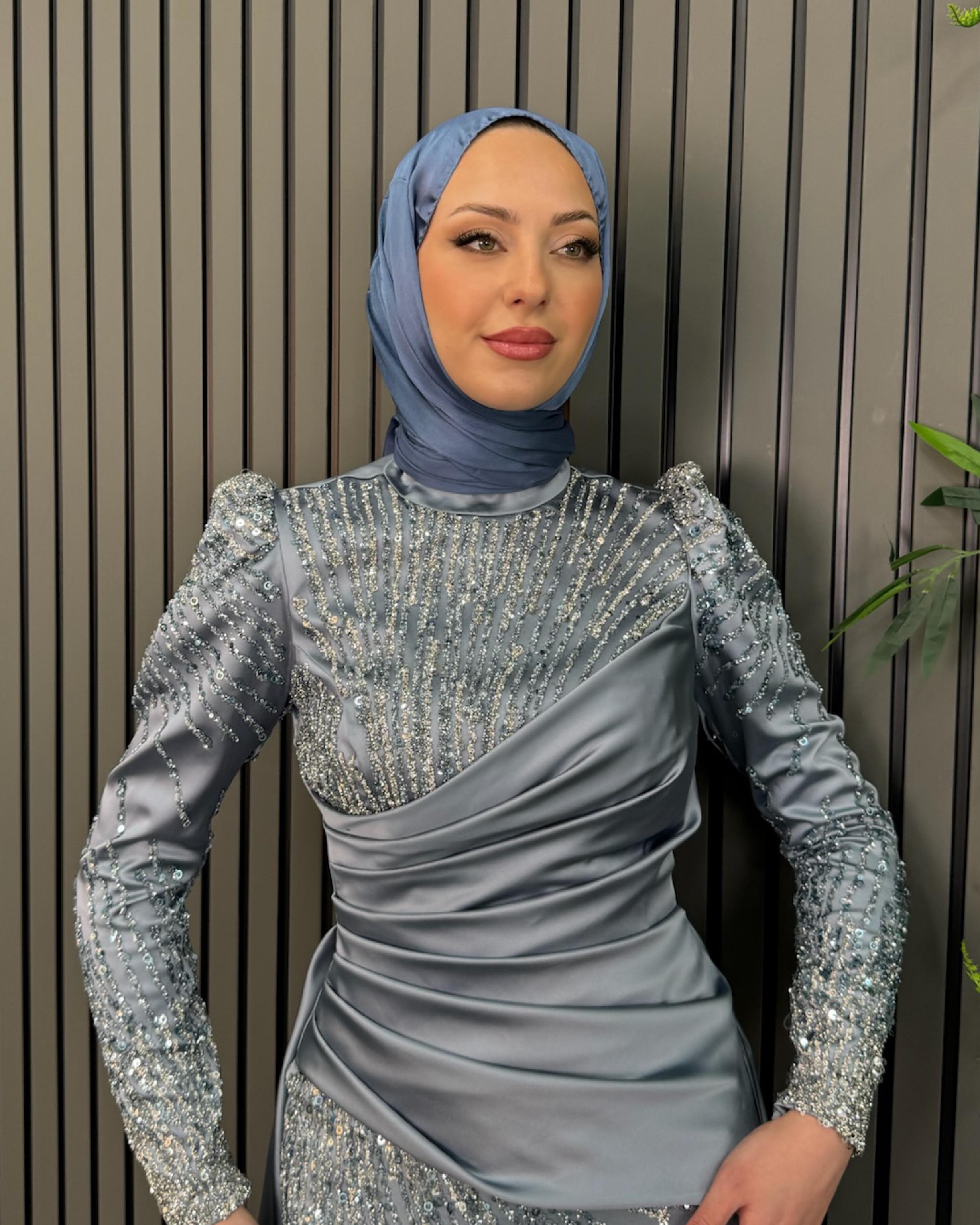 Bebe Mavi Yıldız Abiye Bebe Mavi