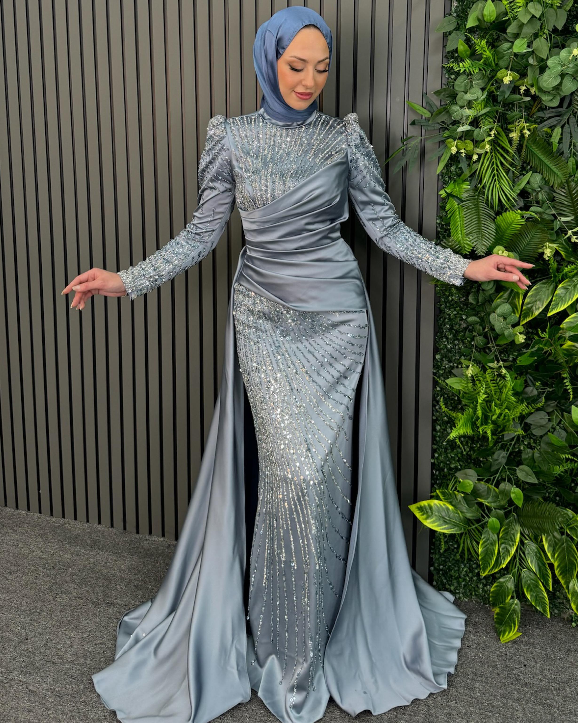 Bebe Mavi Yıldız Abiye Bebe Mavi - Resim 2