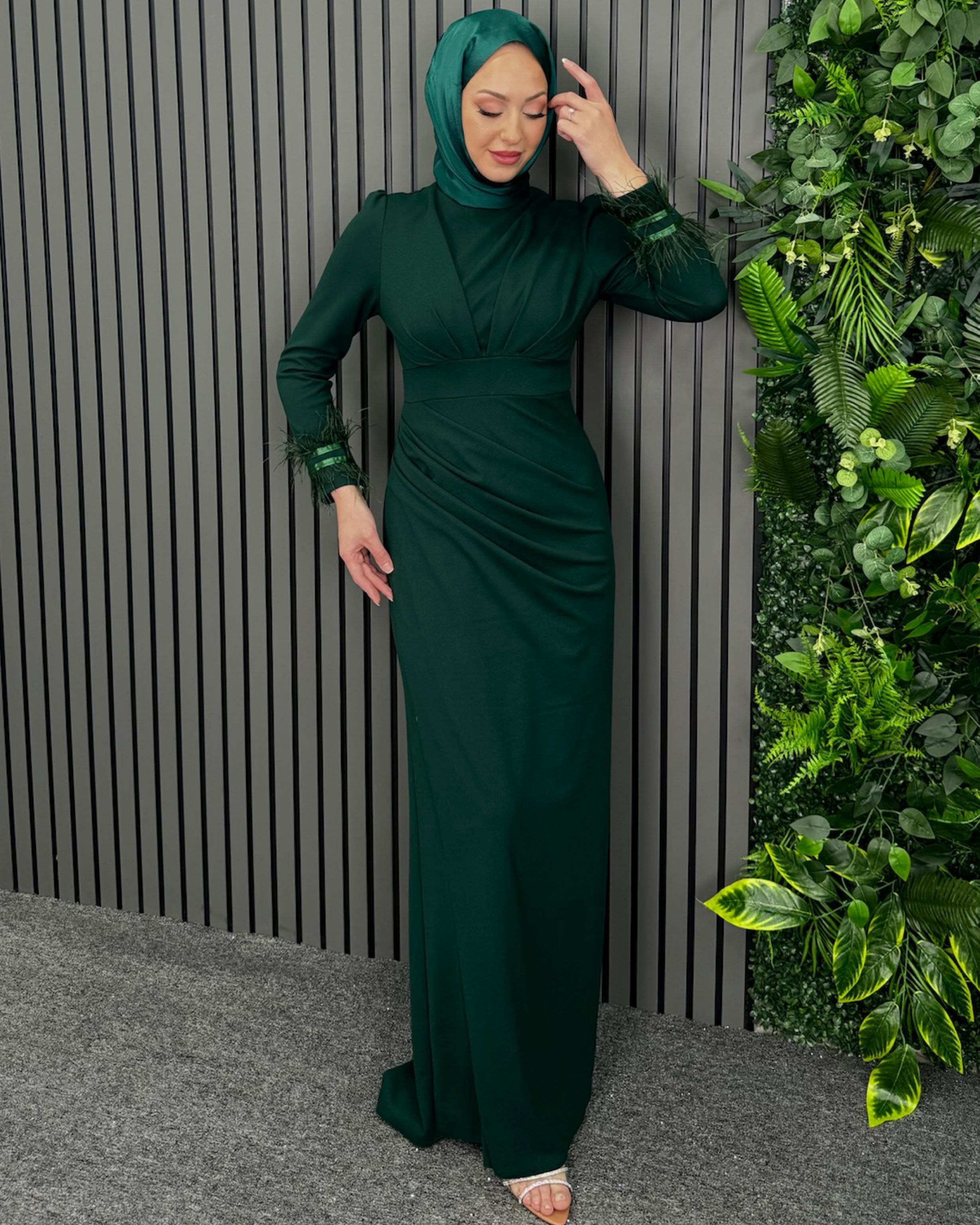 Zümrüt Lal Abiye Zümrüt - Resim 2