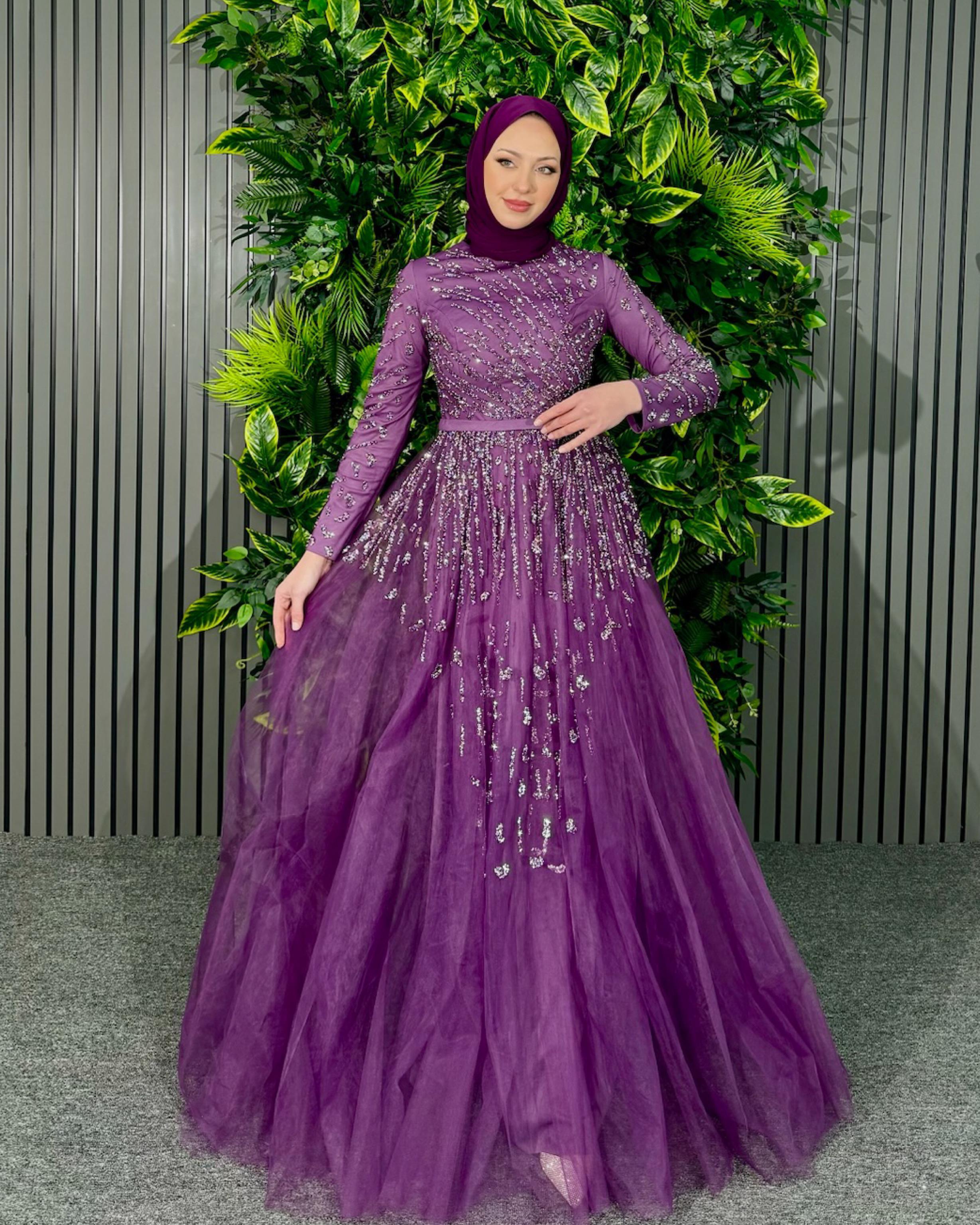 Lila Pera Abiye Lila - Resim 2