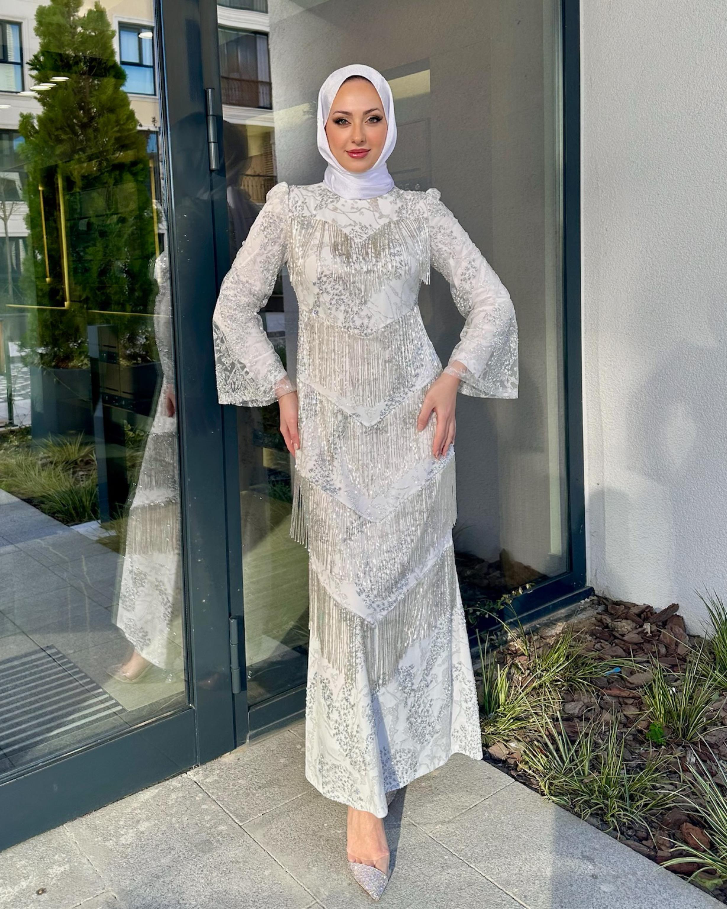 Beyaz Stella Abiye Beyaz