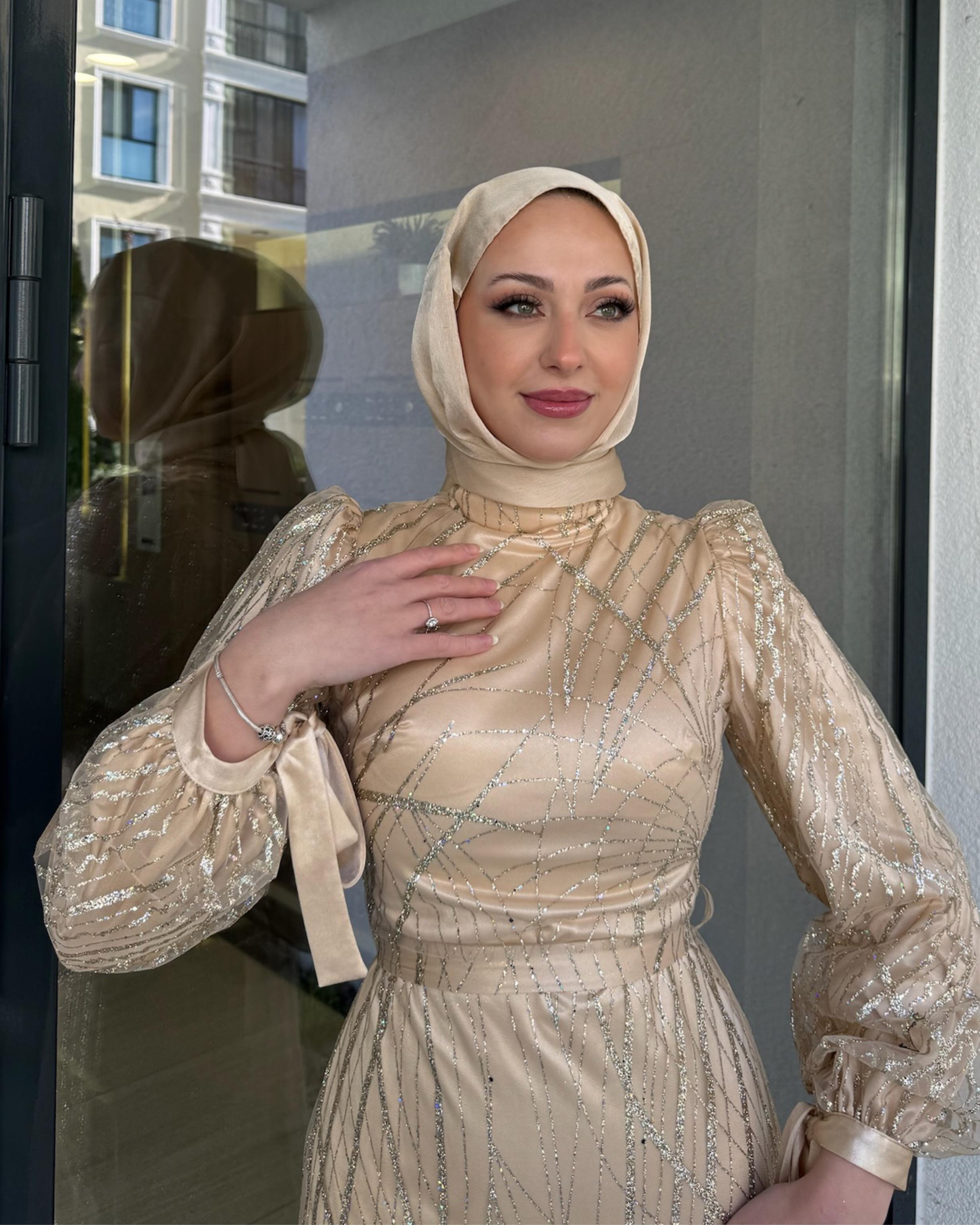 Açık Gold Vizyon Abiye Açık Gold