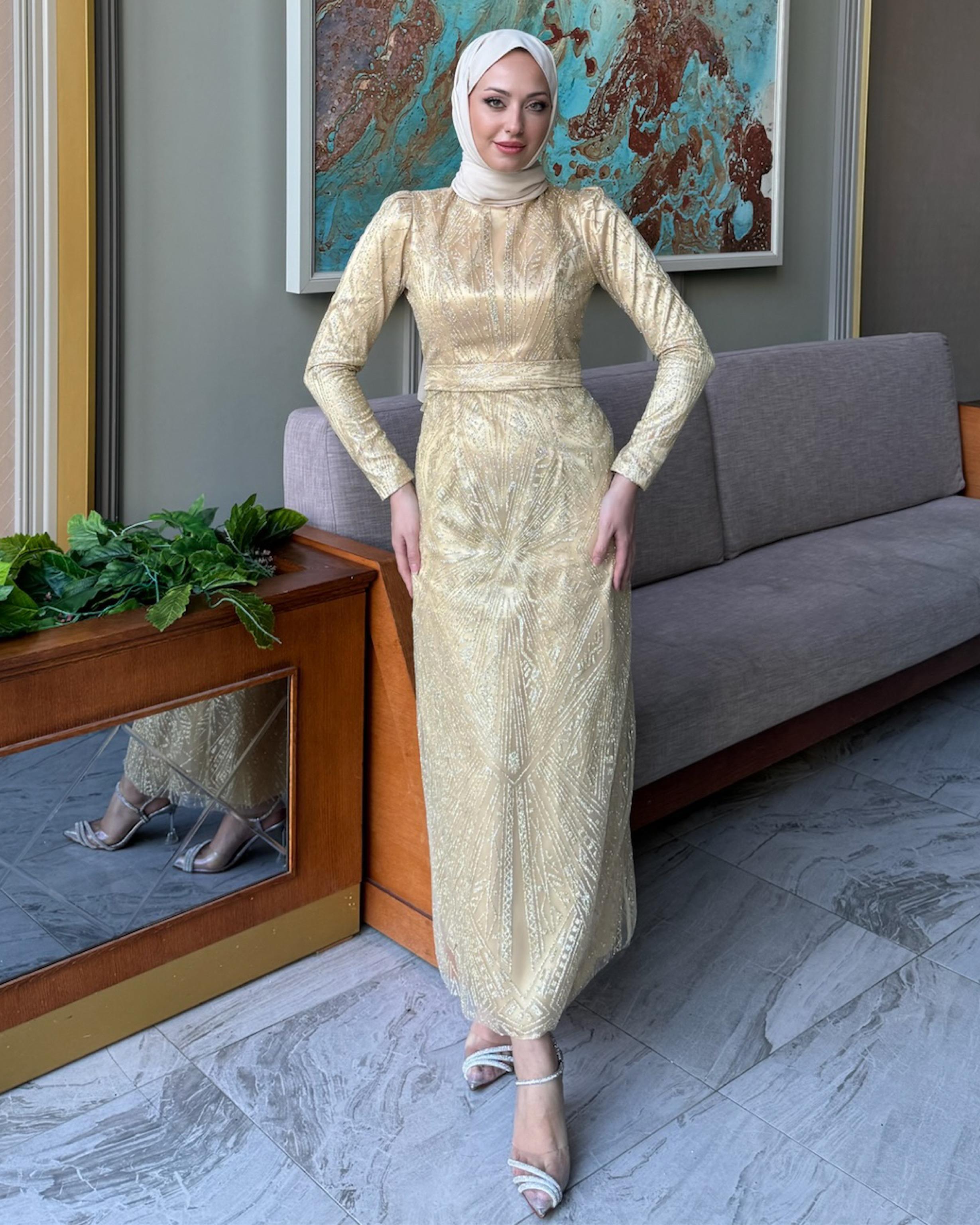 Gold Şık Abiye Gold