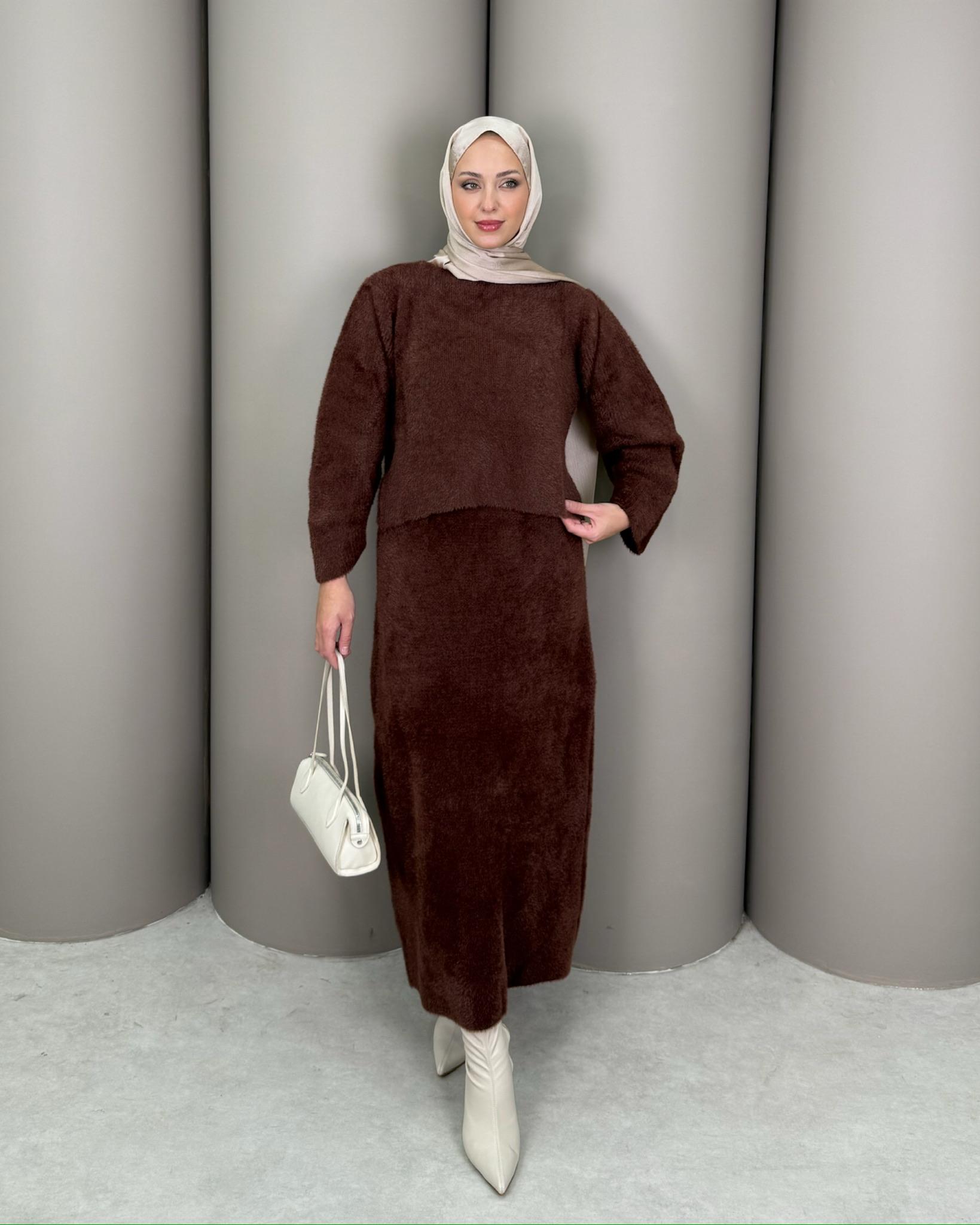 Kahverengi Zara Takım