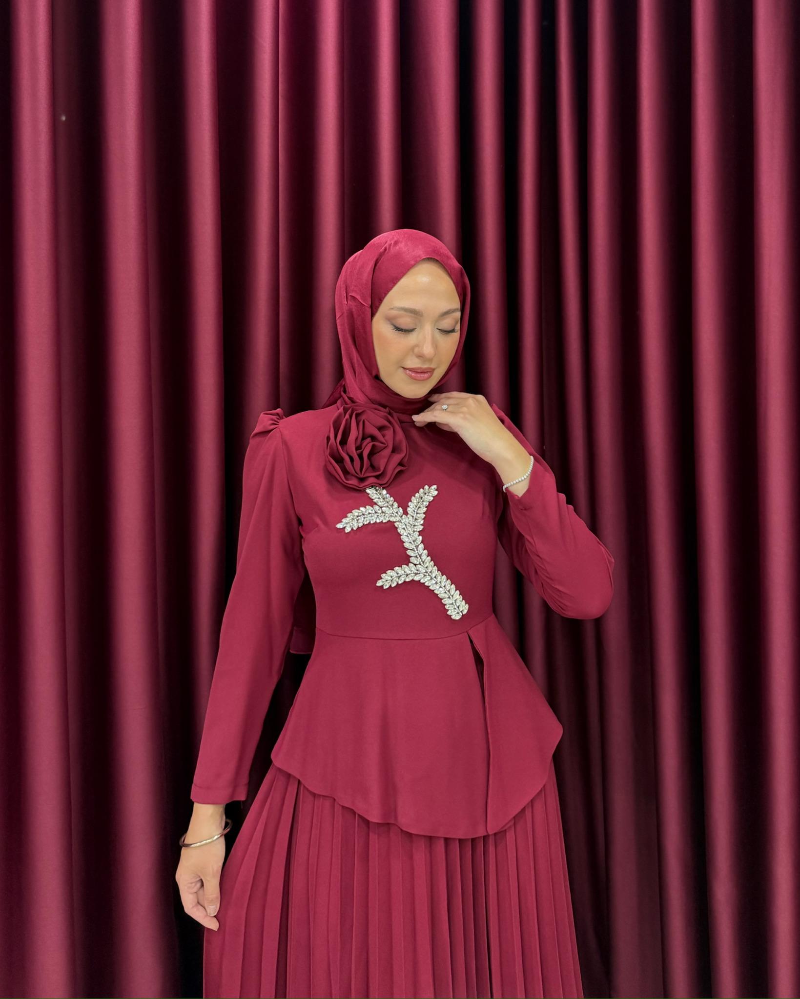 Bordo Esin Takım - Resim 2