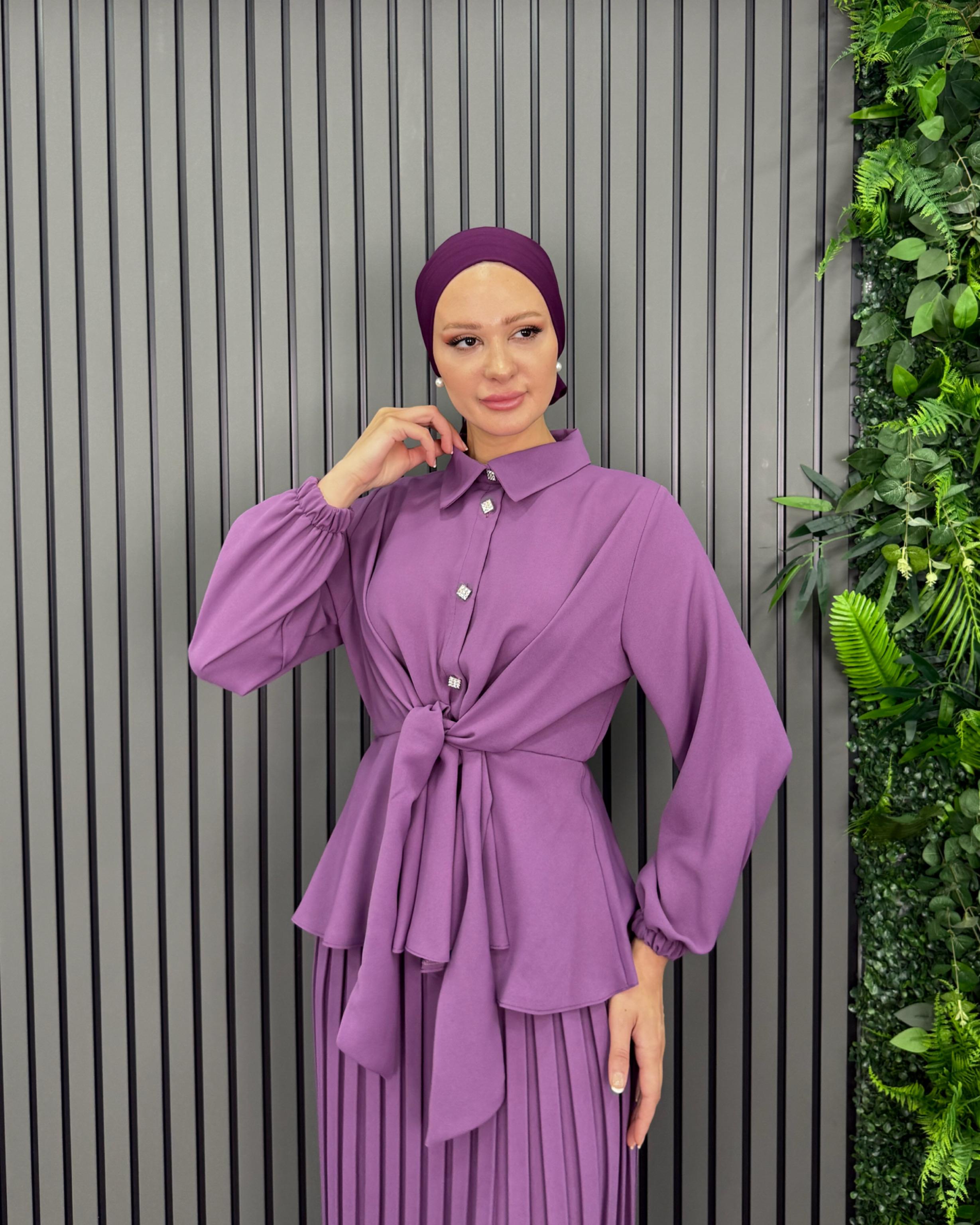 Lila Selen Takım - Resim 2