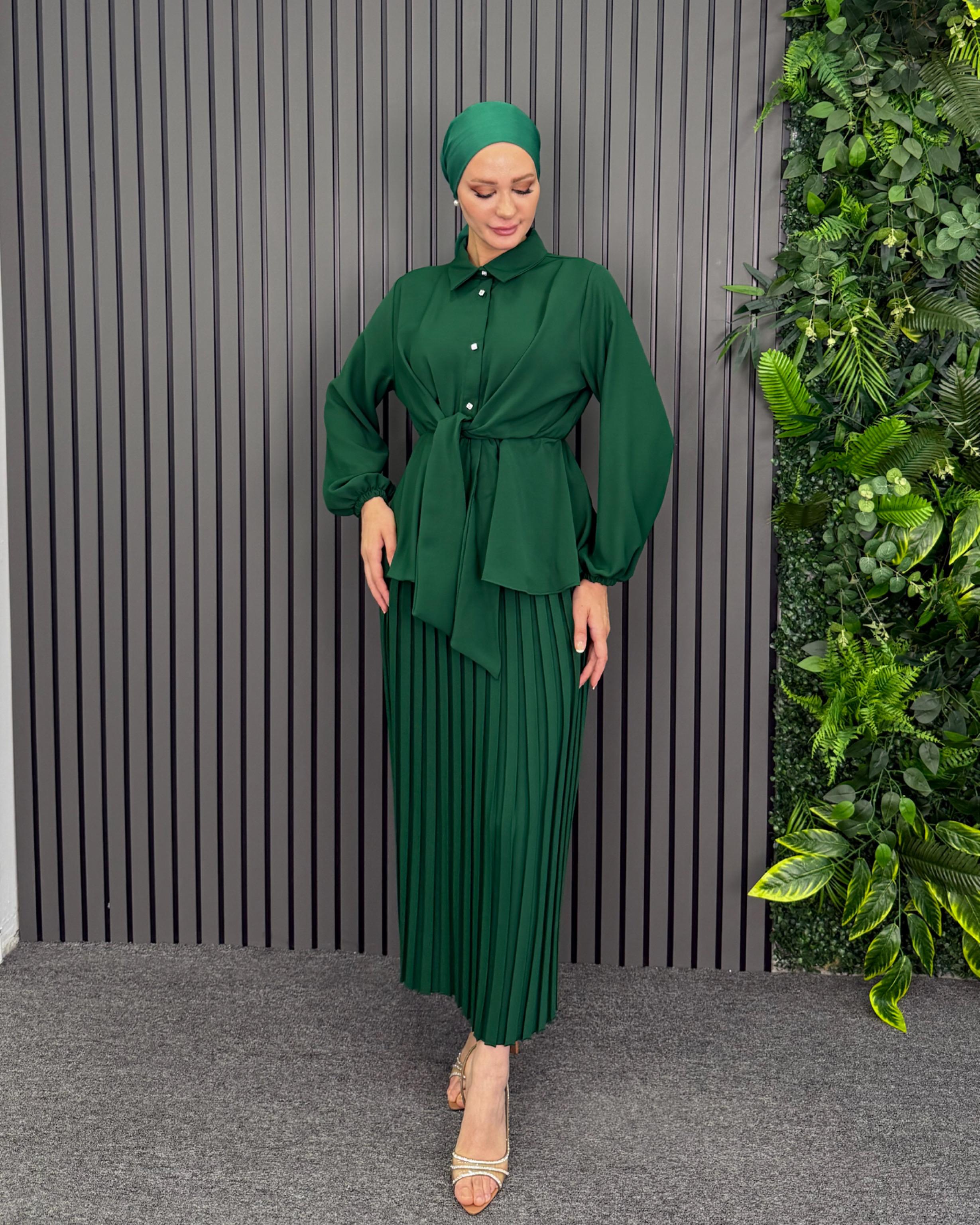 Zümrüt Yeşil Selen Takım