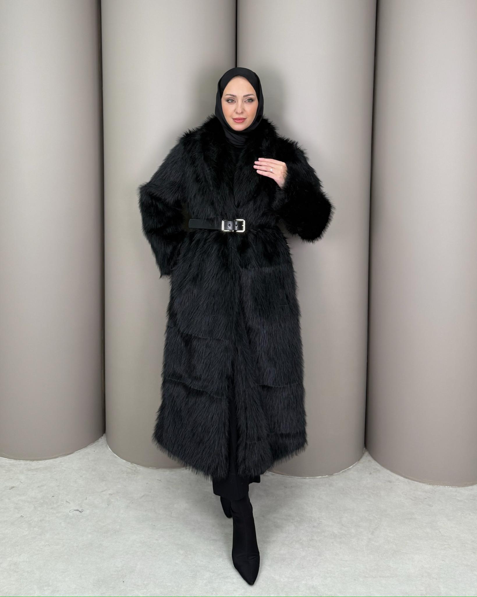 Siyah Noir Kürk Kaban